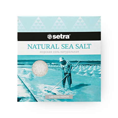 Соль морская Setra крупная