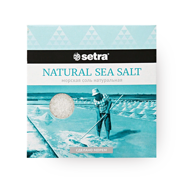 Соль морская Setra крупная