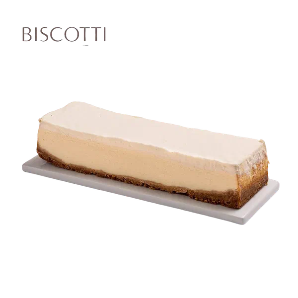 Baked Cheesecake Loaf Cake Biscotti