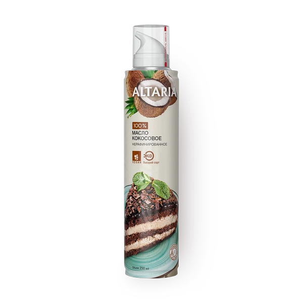Масло кокосовое Altaria нерафинированное