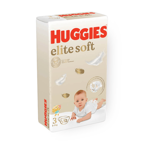 Подгузники Huggies Elite Soft размер 3 5-9 кг