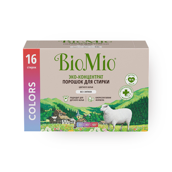 Стиральный порошок BioMio Colors для цветного белья