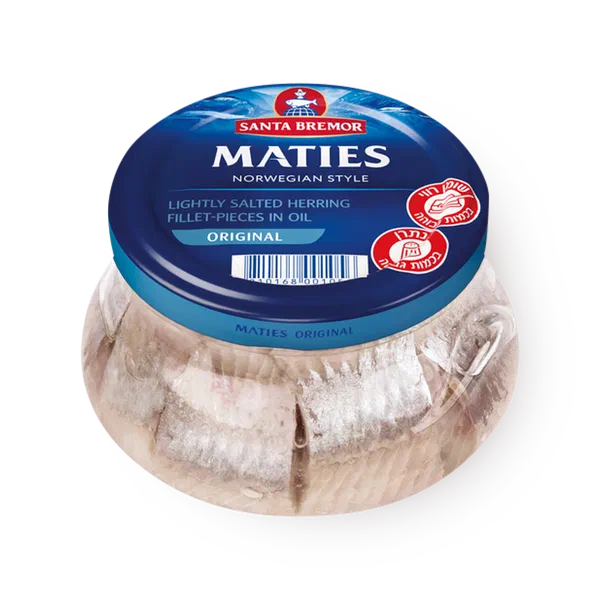Salted herring fillet