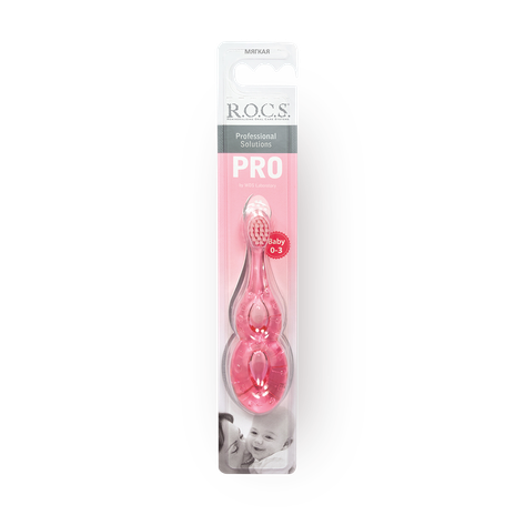 Зубная щётка детская R.O.C.S. Pro от 0 до 3 лет мягкая
