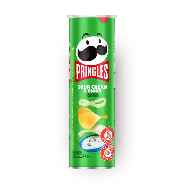 Pringles Cream and onion chips