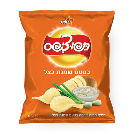 Tapuchips Sour cream and onion flavored potato chips