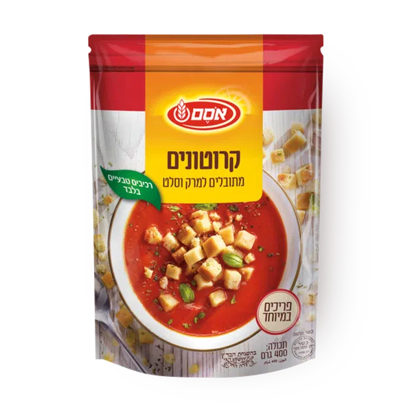 אסם קרוטונים מתובלים