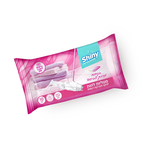 Wet cloths for the floor with a fabric softener fragrance
