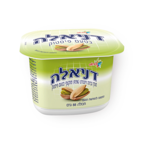 מעדן דניאלה גבינה מוקצפת בטעם פיסטוק