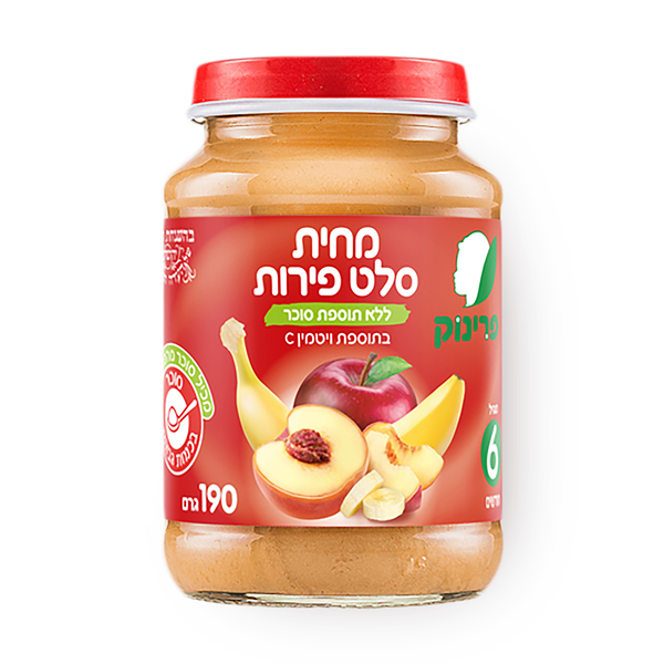 פרינוק מחית סלט פירות צנצנת