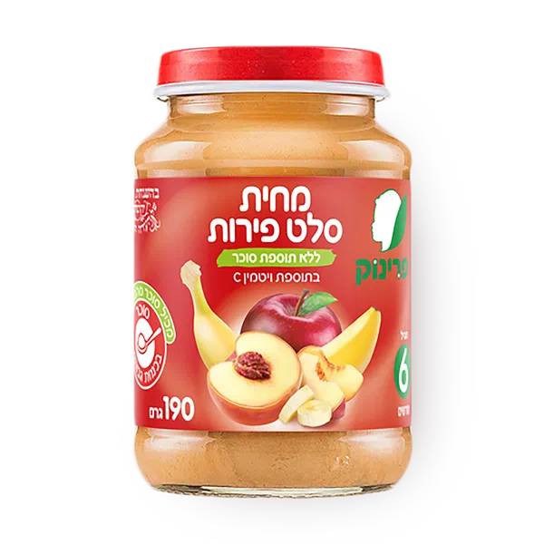 פרינוק מחית סלט פירות צנצנת
