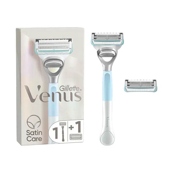 VENUS SATIN CARE מכשיר+ סכין אחת עם 2 להבים רב פעמי