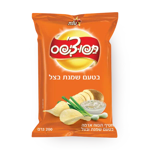 Tapuchips Sour cream and onion flavored potato chips