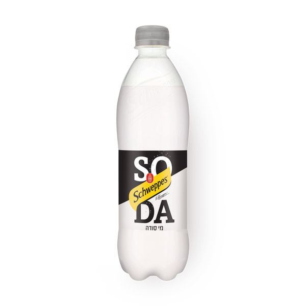 Schweppes soda water bottle