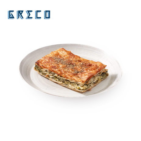 Spanakopitta Spinach, cheese filo pie (for two)