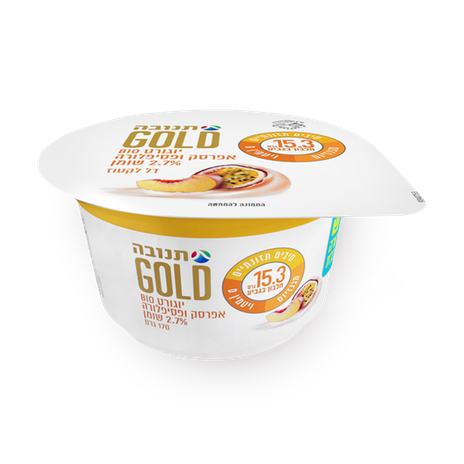 Yogurt tnuva GOLD BIO Peach passion fruit