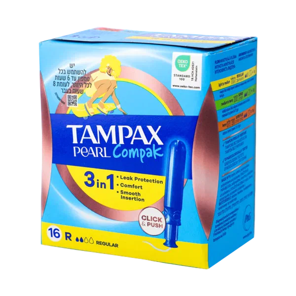 Tampax Compact Pearl Regular tampons
