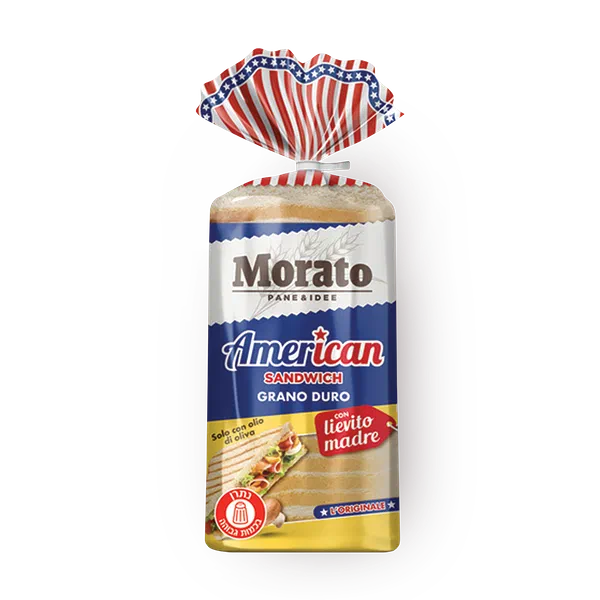 Morato Bread with durum wheat semolina for an American-style sandwich