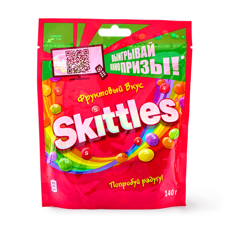 Драже Skittles с фруктовым вкусом