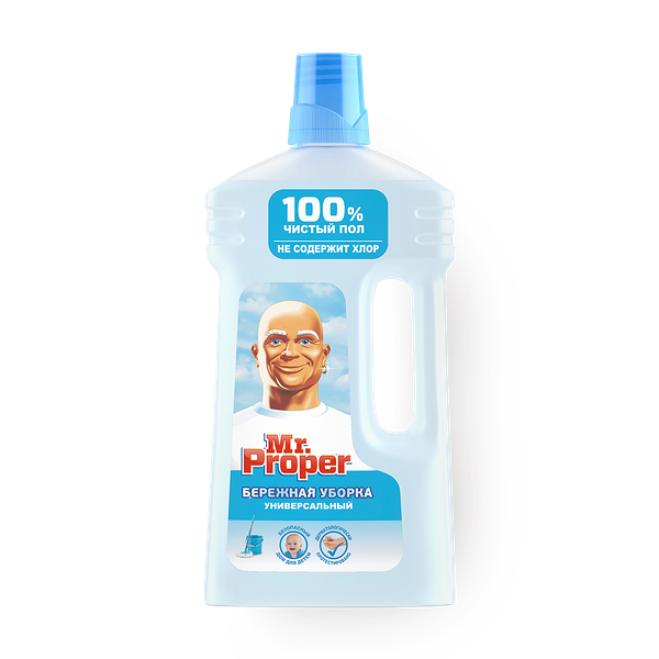 Моющая жидкость для полов и стен Mr. Proper