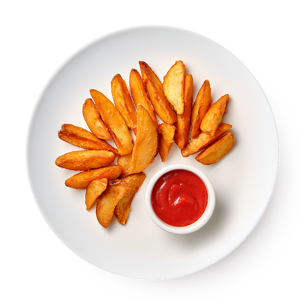 Малая порция Картофельные дольки с кетчупом «Из Лавки»