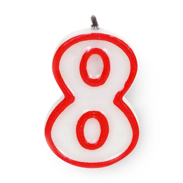 Candle number - 8