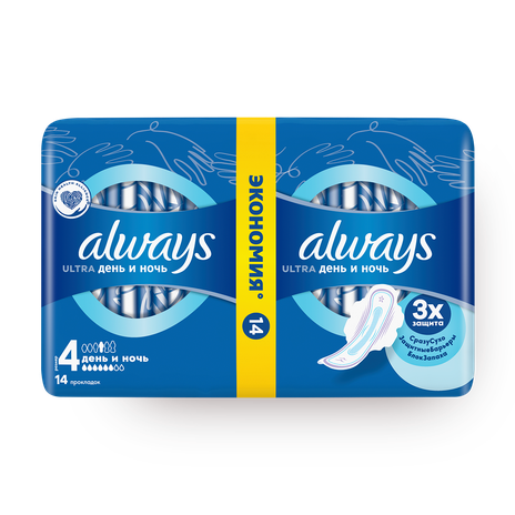 Прокладки гигиенические Always Ultra День и ночь