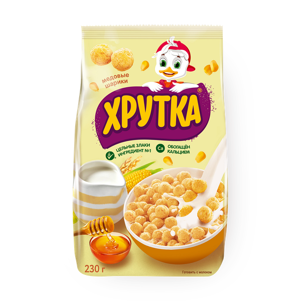 Шарики медовые мультизлаковые «Хрутка» с кальцием