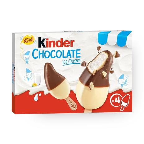 Kinder chocolate ice cream pack