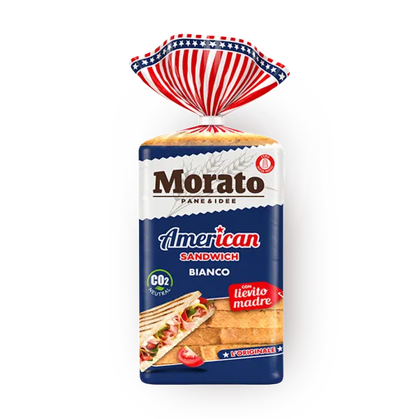 Morato White Bread with Sourdough for an American-style Sandwich
