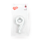 Candle number 9 - silver color