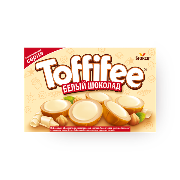 Конфеты Белый шоколад Toffifee