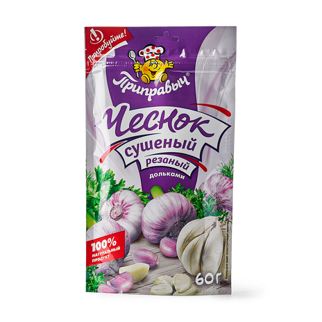 Чеснок сушёный резанный «Приправыч»