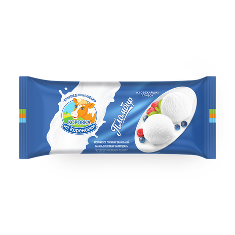 Мороженое пломбир «Коровка из Кореновки» ванильный
