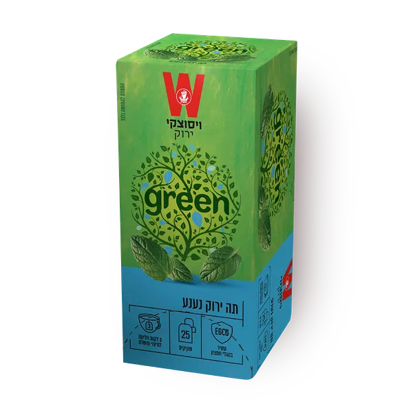 Wissotzky Mint green tea
