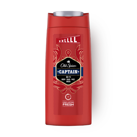 Гель для душа и шампунь 3 в 1 Old Spice Captain