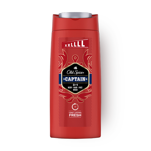 Гель для душа и шампунь 3 в 1 Old Spice Captain