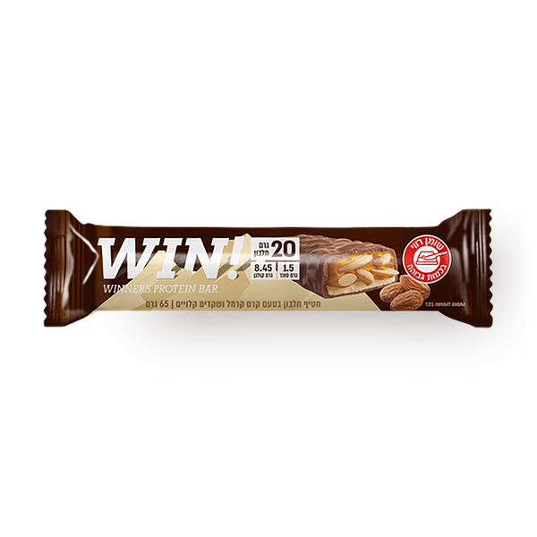 WIN! Protein bar with caramel cream and roasted almonds