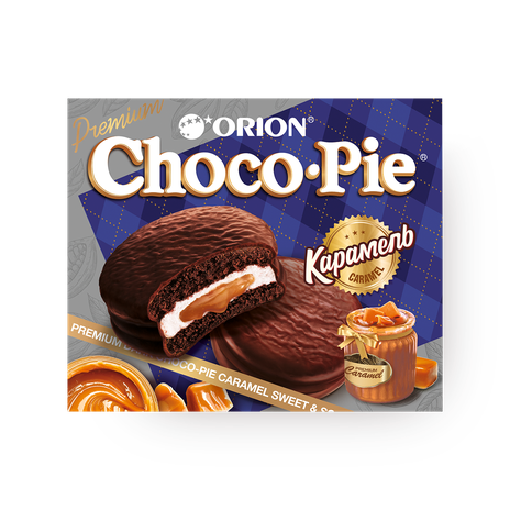 Пирожное Orion Choco Pie Dark карамель