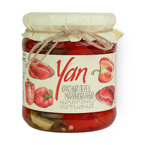 Перец красный маринованный Yan