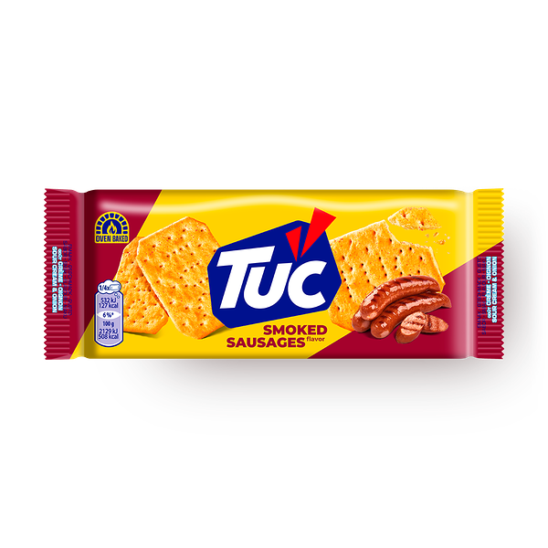 Крекер Tuc копчёные колбаски