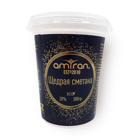 Сметана 20% «Амиран»