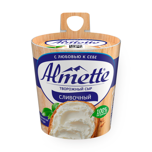Сыр творожный Сливочный Almette 60%