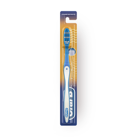 Зубная щетка Oral-B 1-2-3 средняя жесткость