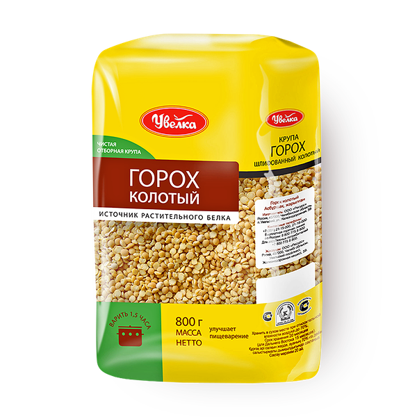 Горох колотый «Увелка»