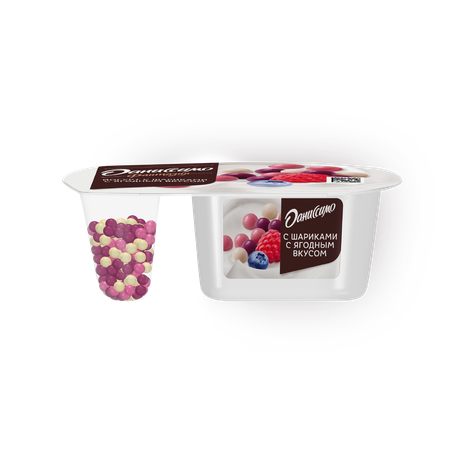 Йогурт «Даниссимо» Фантазия с хрустящими ягодными шариками 6,9%