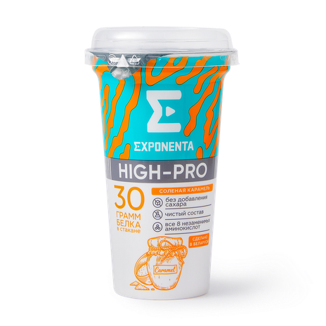 Напиток кисломолочный High Pro солёная карамель