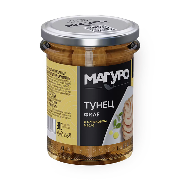 Тунец филе Магуро в оливковом масле