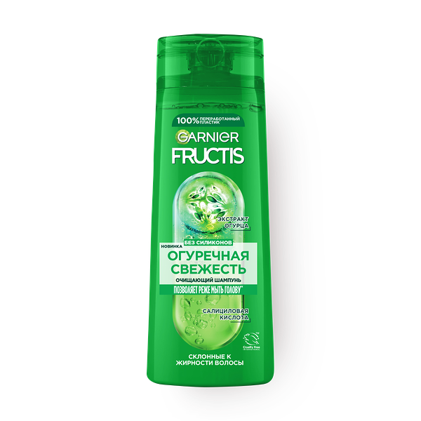 Шампунь Garnier Fructis Огуречная свежесть укрепляющий