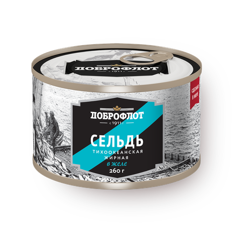 Сельдь тихоокеанская «Доброфлот» в желе